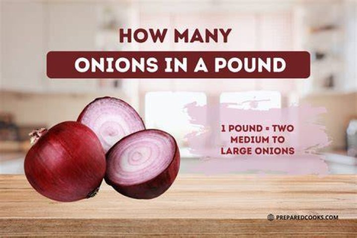 How many onions make a pound?
