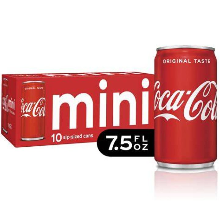 How many ounces are mini cans of soda?