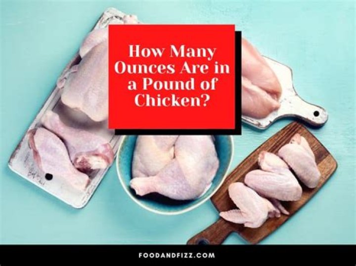 How many ounces of chicken is in a pound?