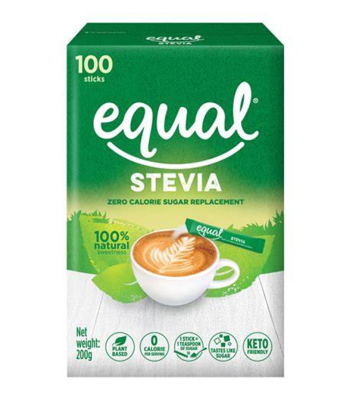 How many packs of stevia equal a cup?