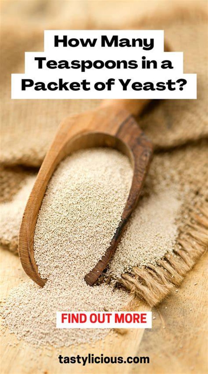 How many teaspoons is 50g yeast?