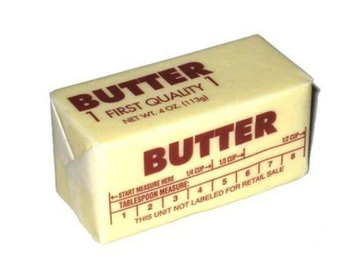 How much butter is 115 grams?