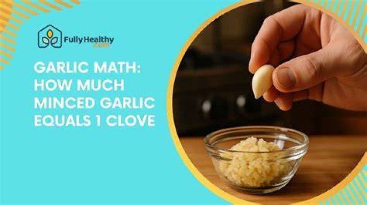 How much crushed garlic equals a clove?