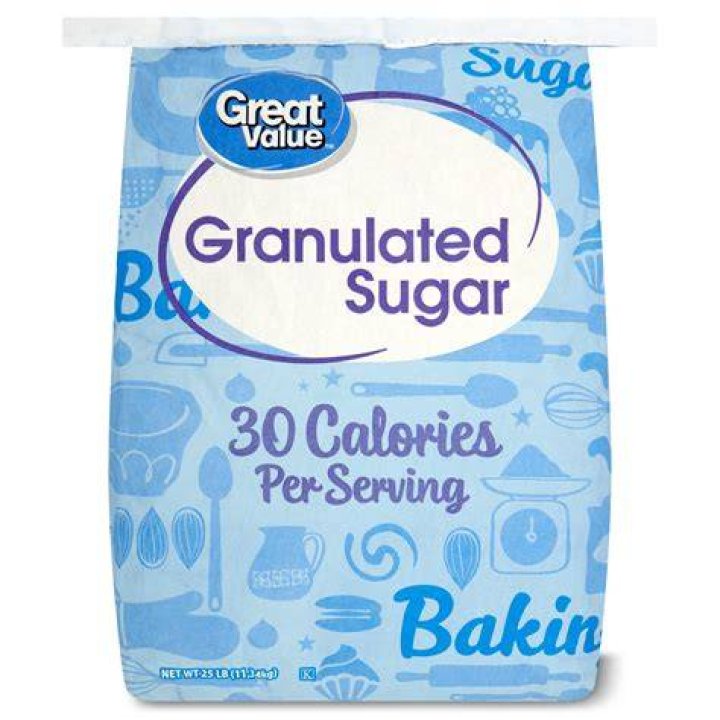 How much does a bag of white sugar weigh?