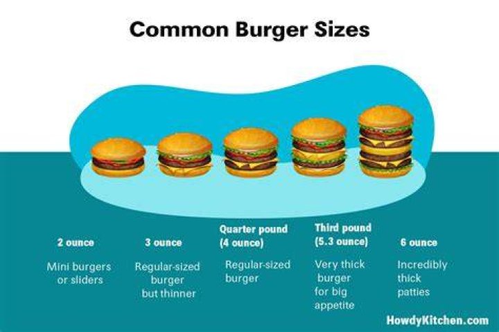 How much does a hamburger weigh in grams?