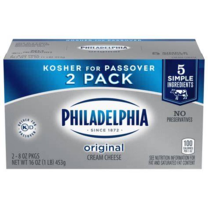 How much does a package of cream cheese weigh?