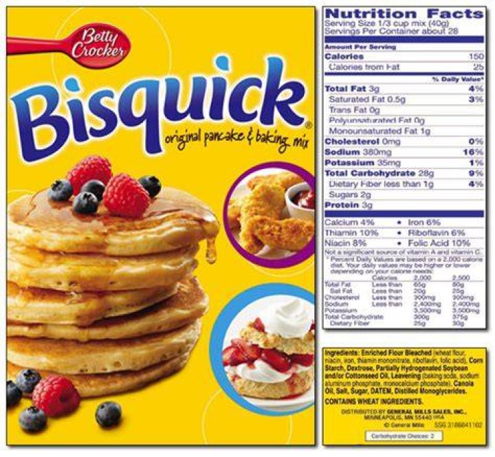 How much does one cup of Bisquick weigh?