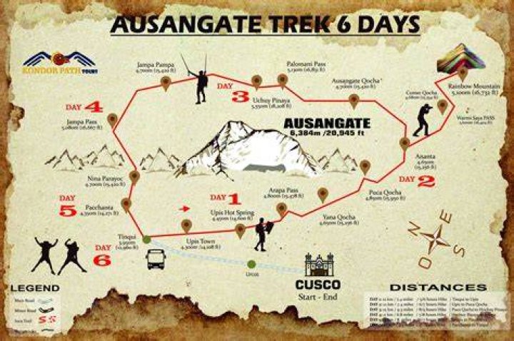 How much does the Ausangate trek cost?