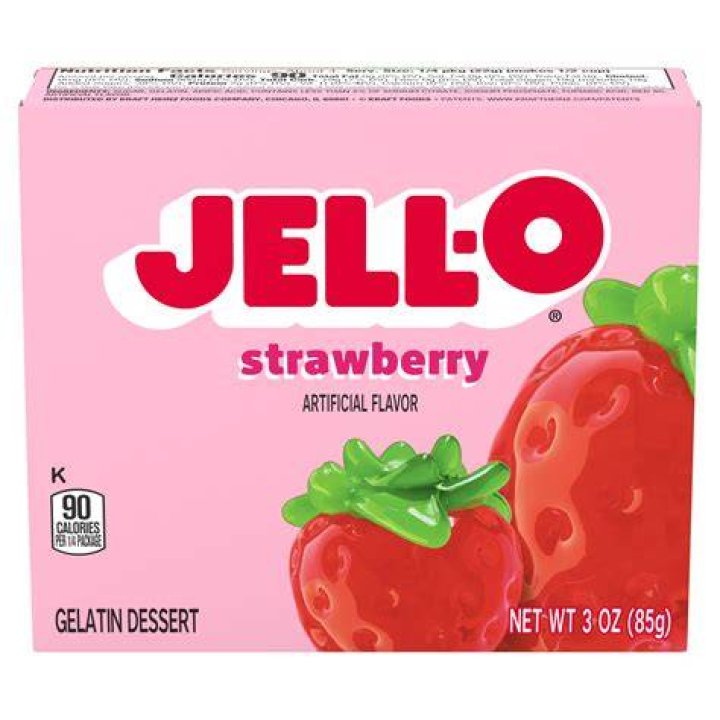 How much gelatin is in a Jell-O packet?