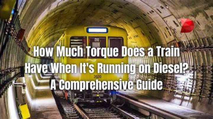 How much horsepower does a subway train have?