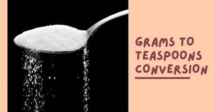 How much is 15 grams in teaspoon?