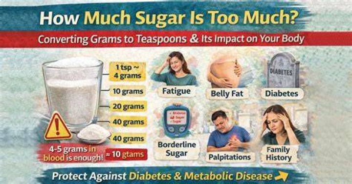 How much sugar is in 29 grams of sugar?