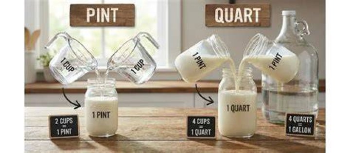 Is 1 quart is less than 1 pint?
