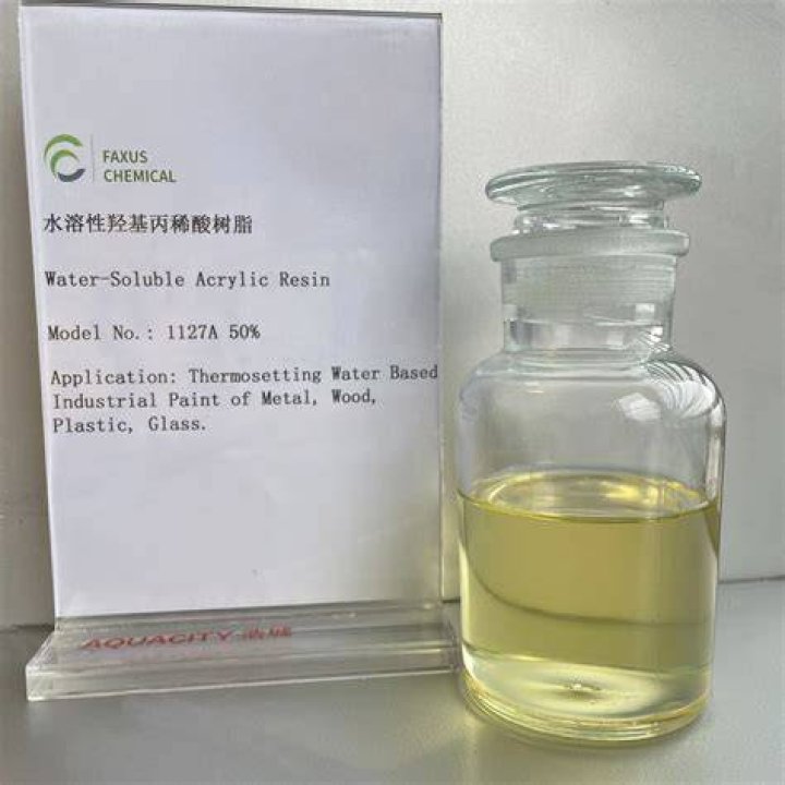 Is acrylic resin water soluble?