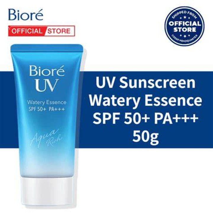 Is Biore sunscreen water resistant?