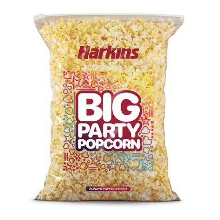 Is Harkins still selling popcorn?
