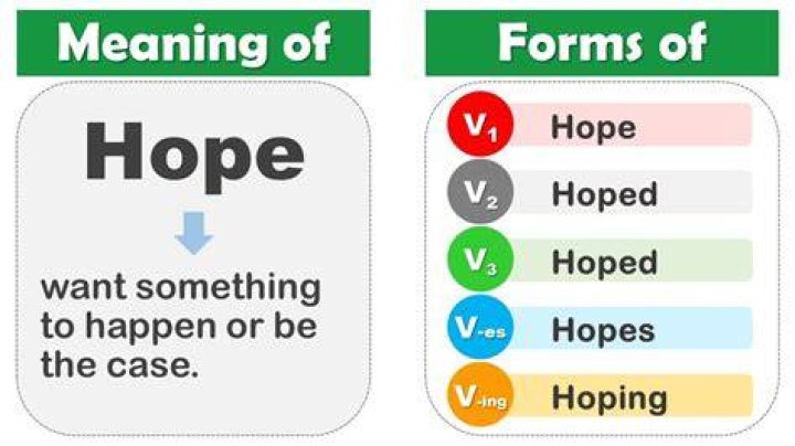 Is hope a stative verb?