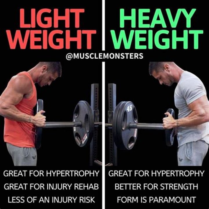 Is it better to lift heavy or light weights for weight loss?