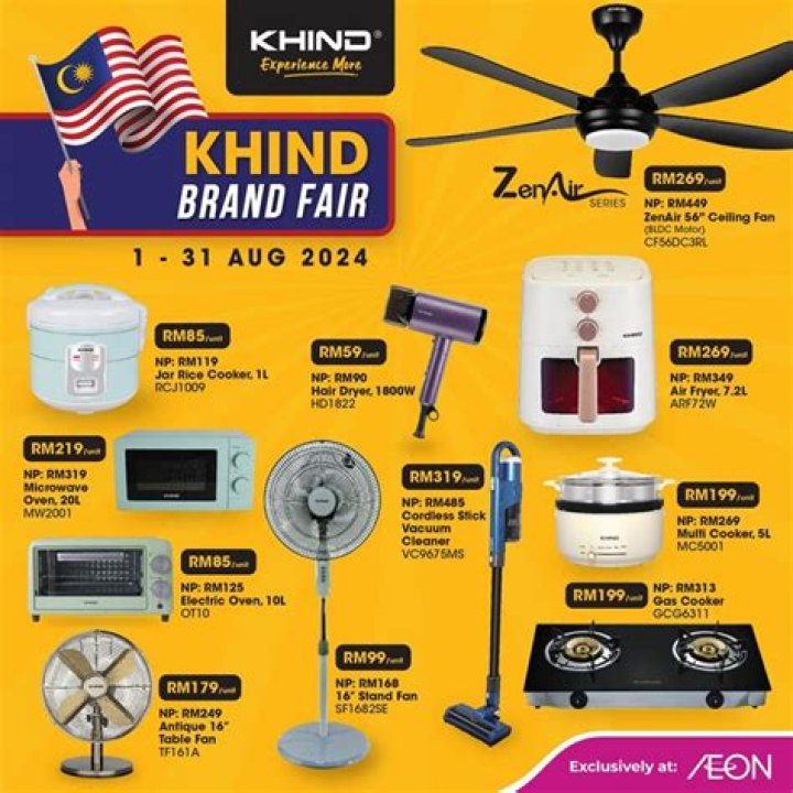 Is khind a brand of Malaysia?