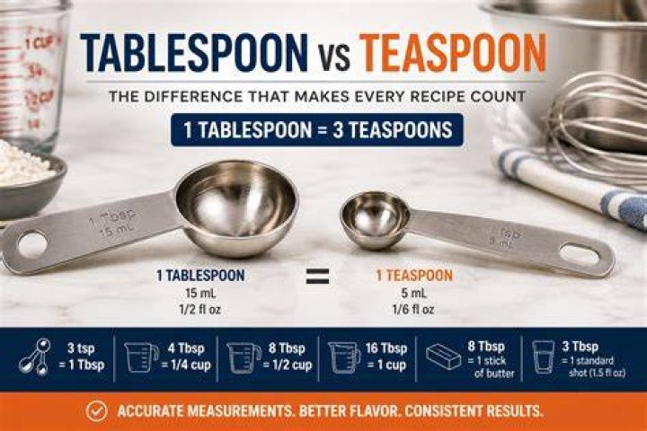 Is TA teaspoon or tablespoon?