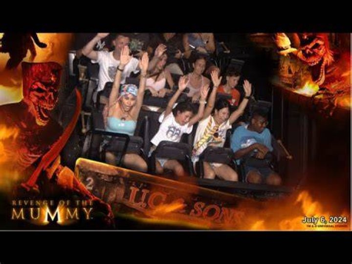 Is the Mummy roller coaster scary?