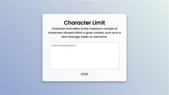 Is there a character limit for text messages?