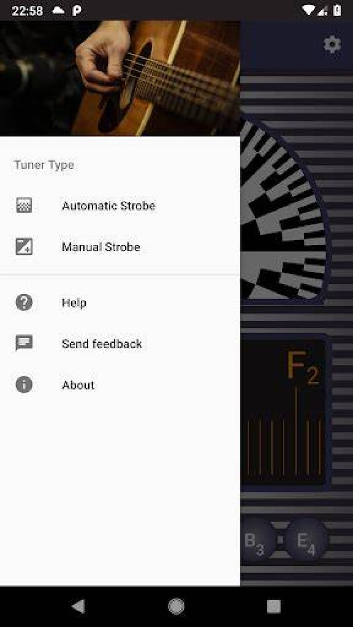 Is there a strobe tuner app?