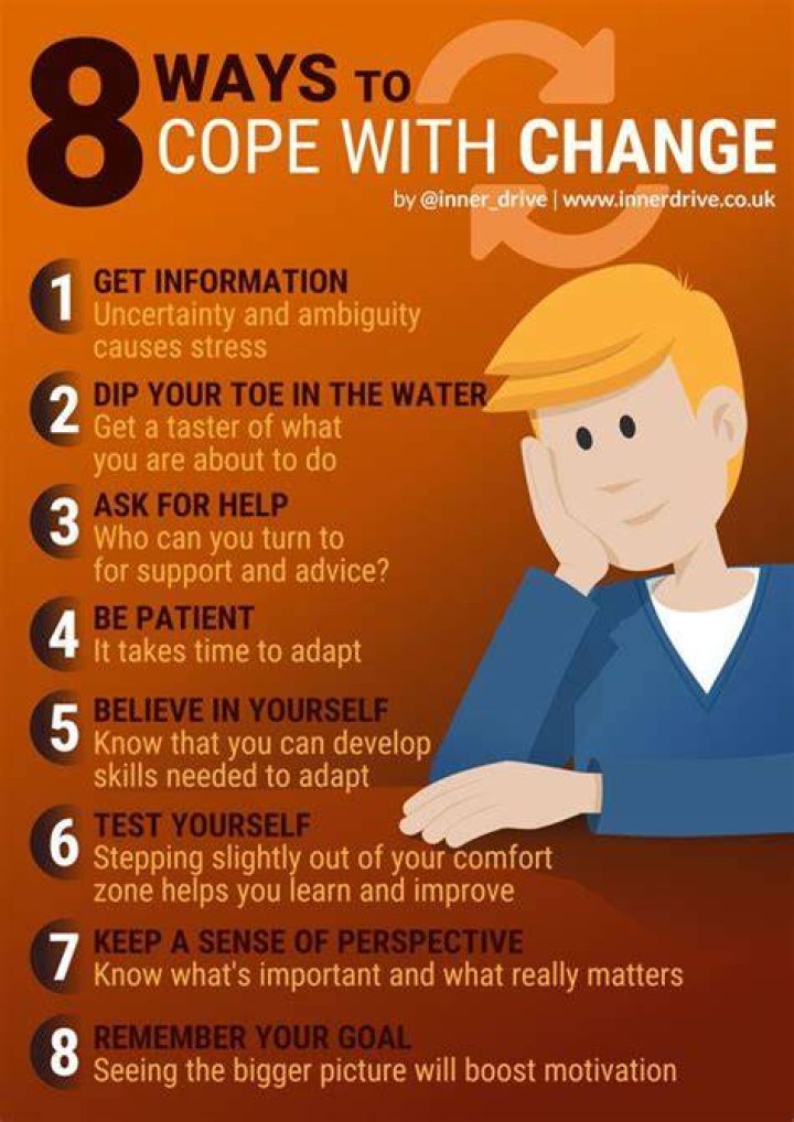 What are 5 ways to cope with change?