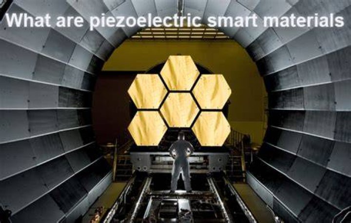 What are piezoelectric smart materials?