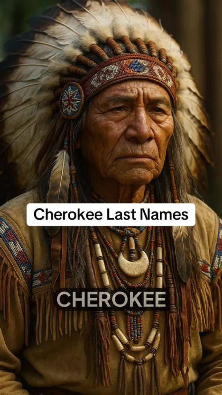 What are some Cherokee last names?