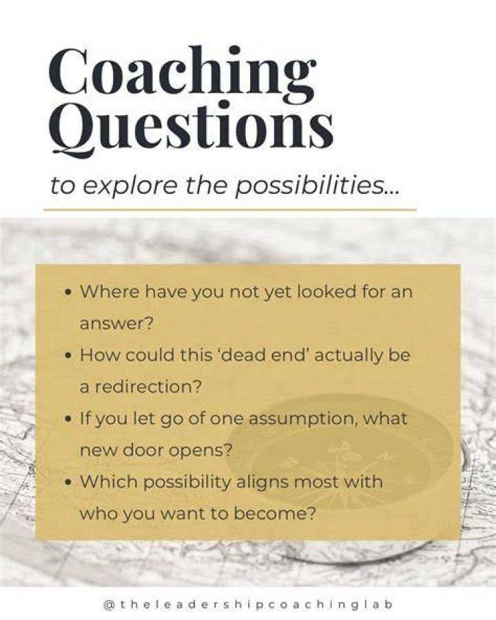 What are the 4 major questions of the coaching structure?