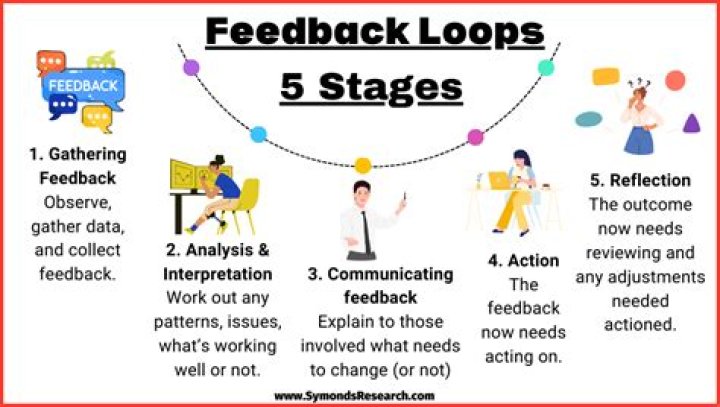 What are the 5 steps of a feedback loop?