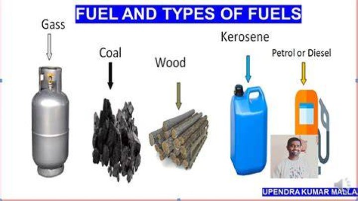 What are the 5 types of fuel?