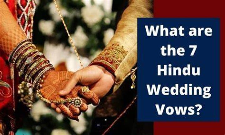 What are the 7 Hindu wedding vows?