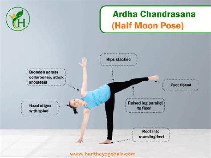 What are the benefits of Half Moon pose?