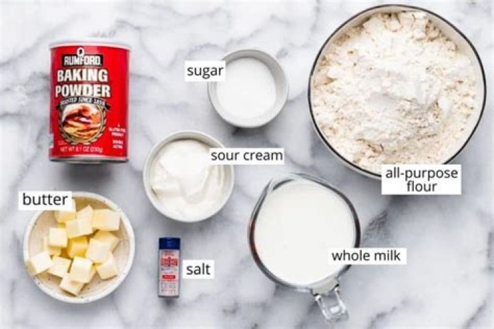 What are the ingredients used in making biscuits?
