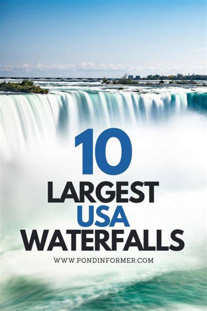 What are the largest waterfalls by volume in the US?