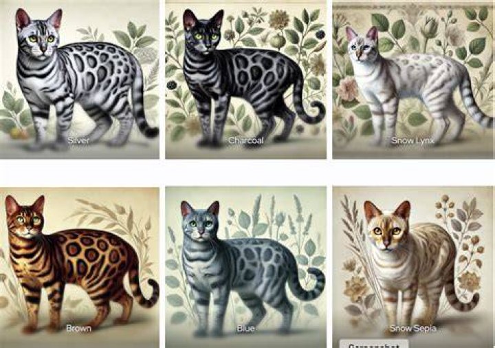 What are the markings of a Bengal cat?