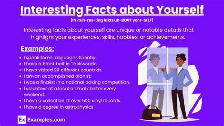 What are unique things about yourself?