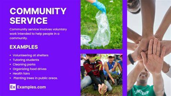 What can you do at a library for community service?