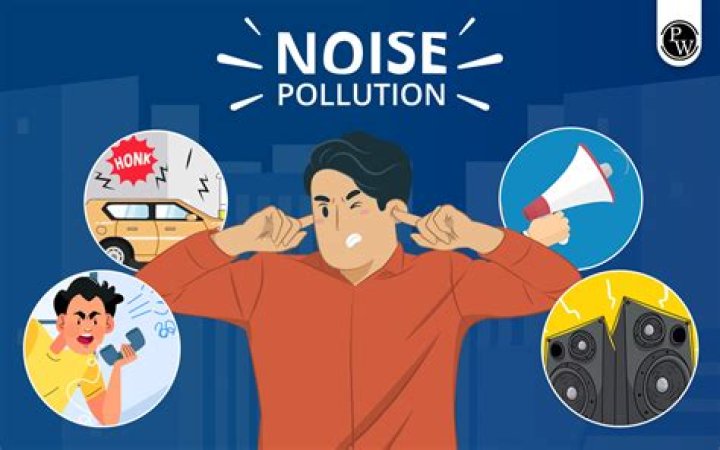 What causes noise in an engine exhaust?