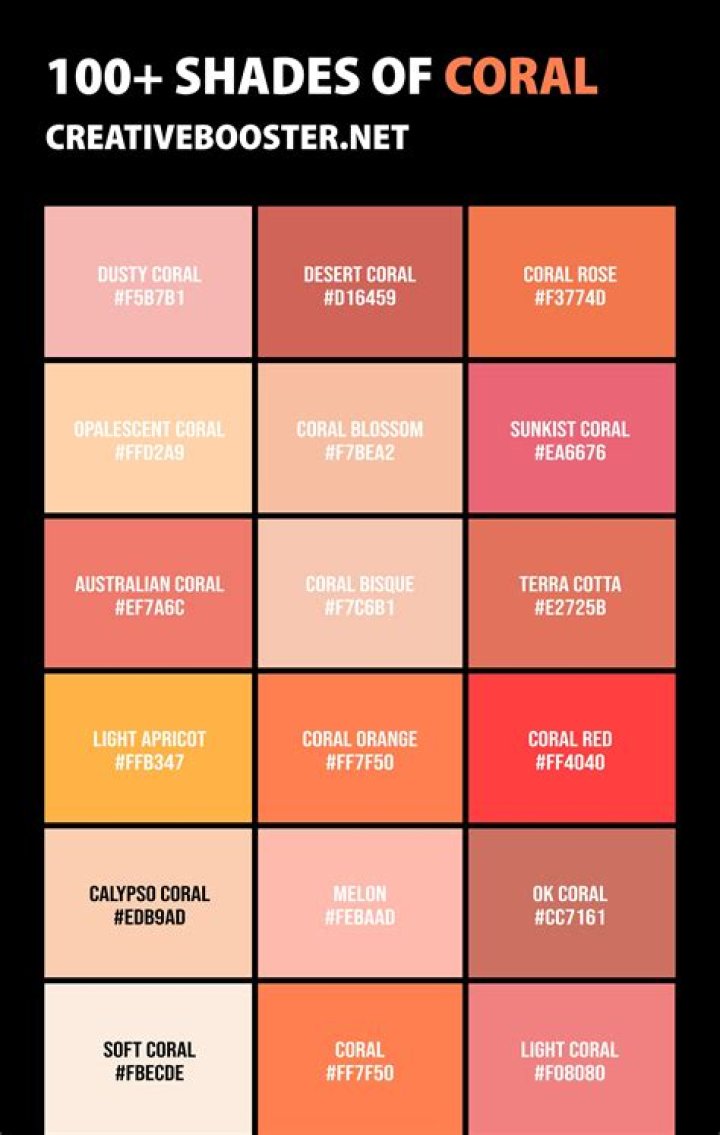 What color is close to coral?