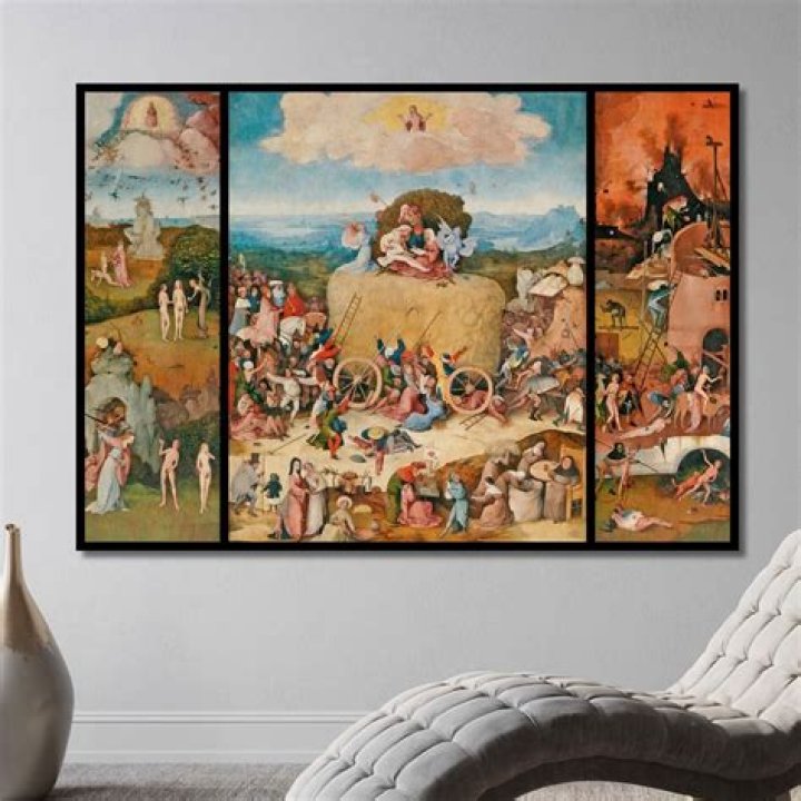 What did Bosch say his painting Hay Wain represented?