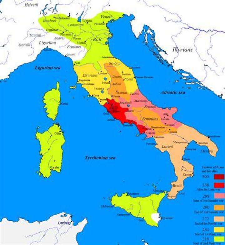 What did Rome gain from the Samnite Wars?
