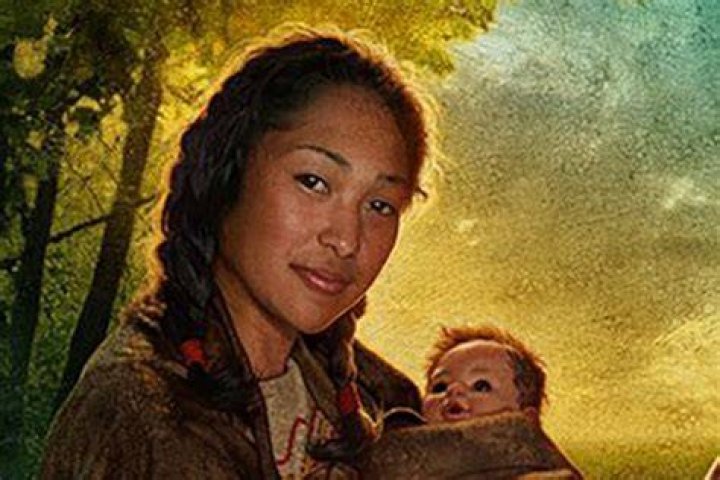 What did Sacagawea do with her baby?