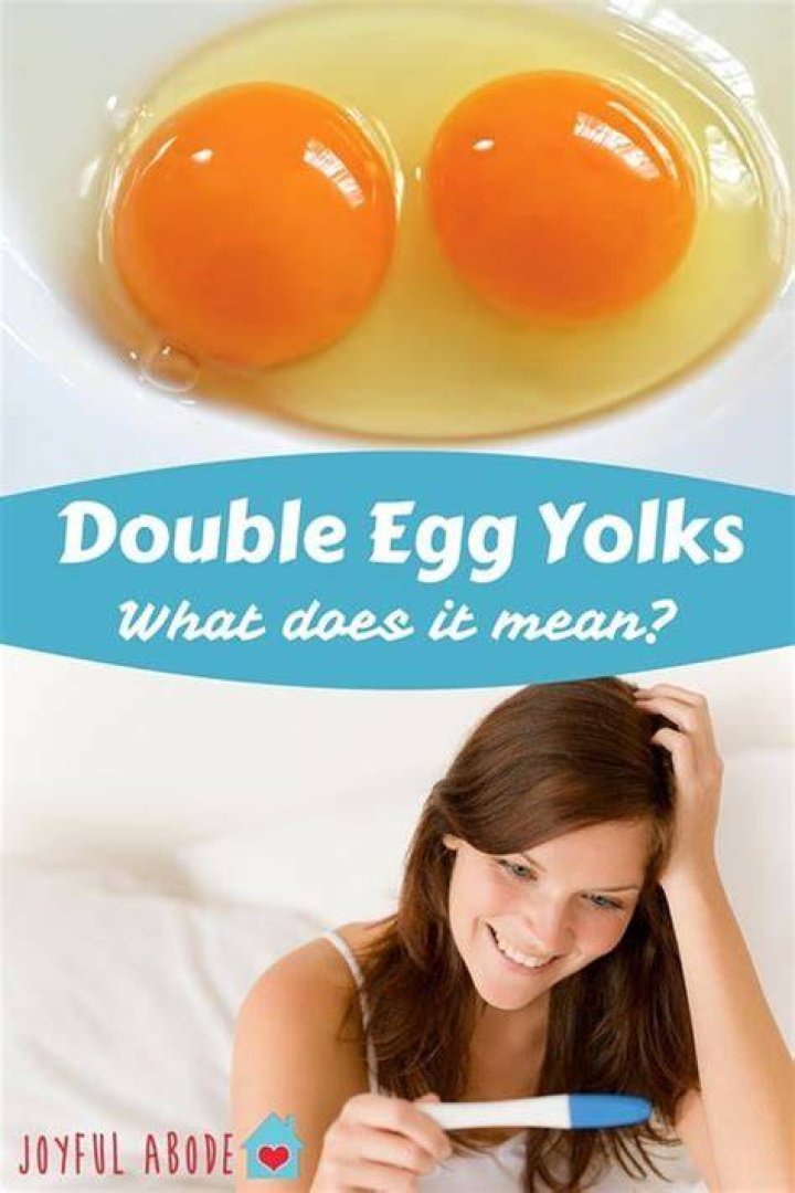 What does a double yolked egg mean?