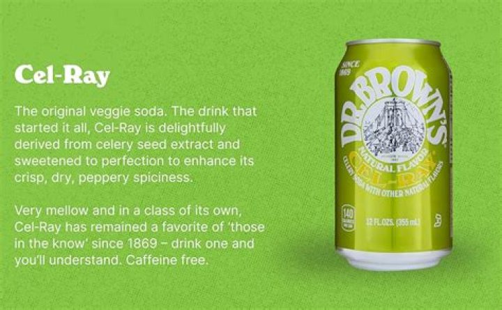 What does Cel-Ray soda taste like?