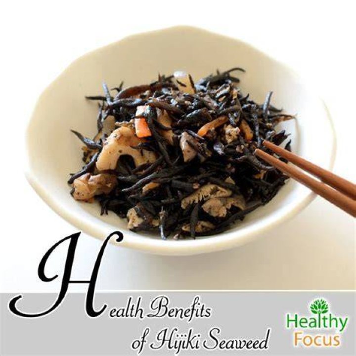 What does hijiki seaweed look like?
