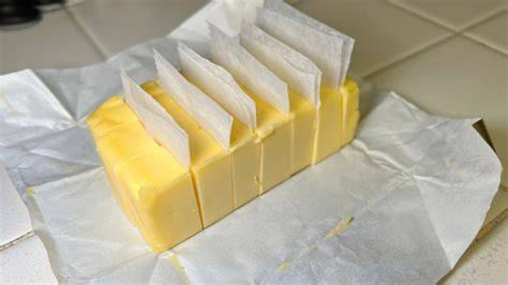 What does it mean to slice butter into pats?