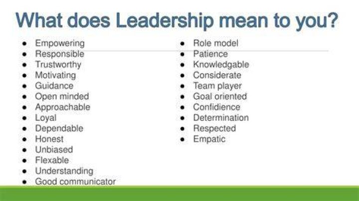 What does leadership mean in childcare?